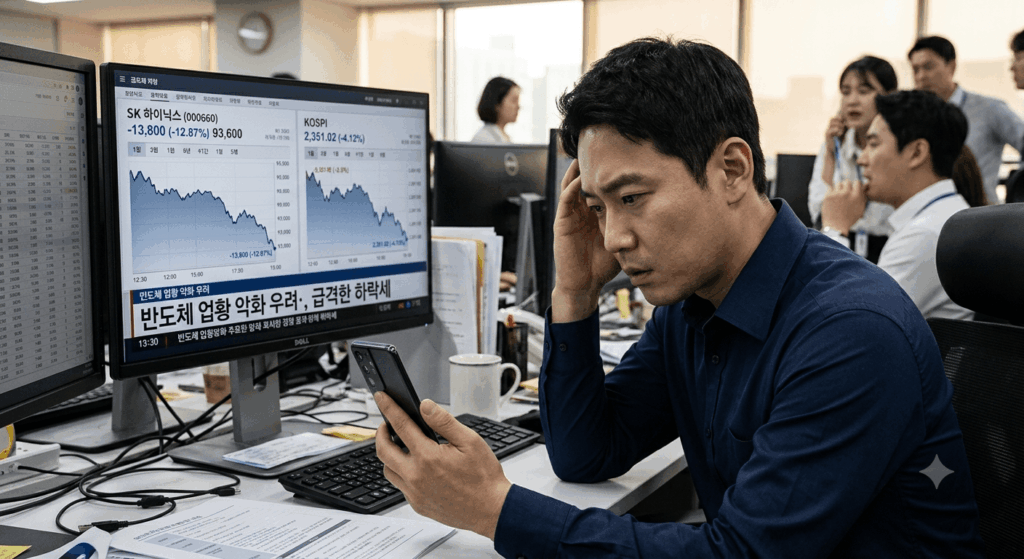 SK하이닉스 실적발표 이후 코스피 -6% 대폭락장과 삼성전자 주가 변동성 분석